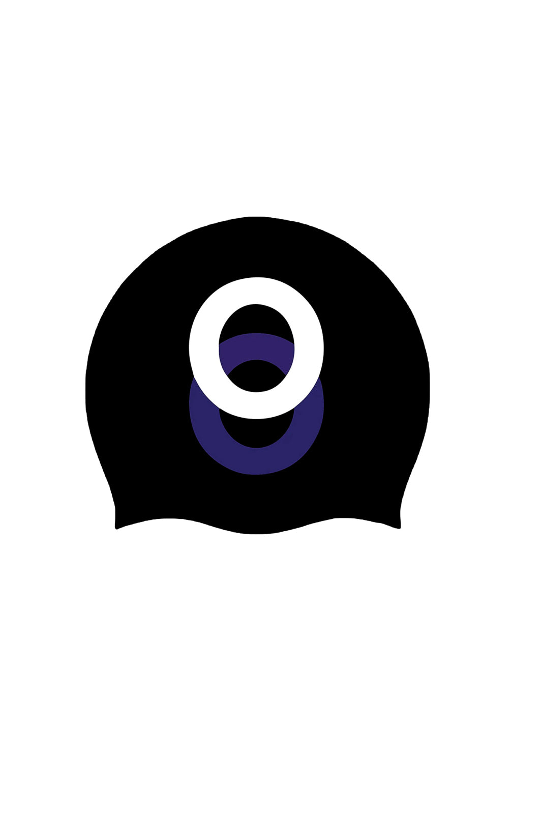 Swimcap Noir Blanc Pool