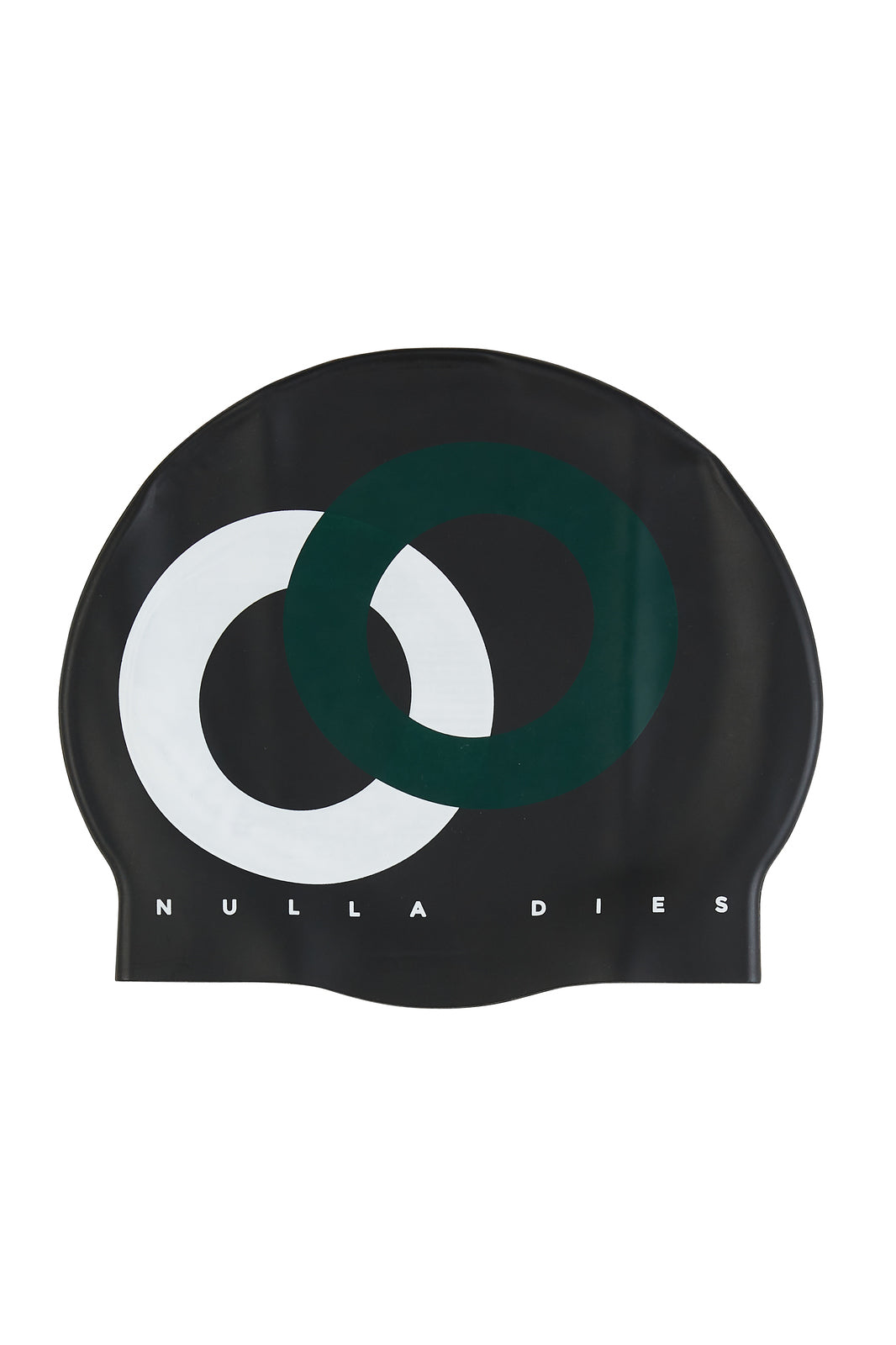 Swimcap Nulla Dies Noir Blanc Vert