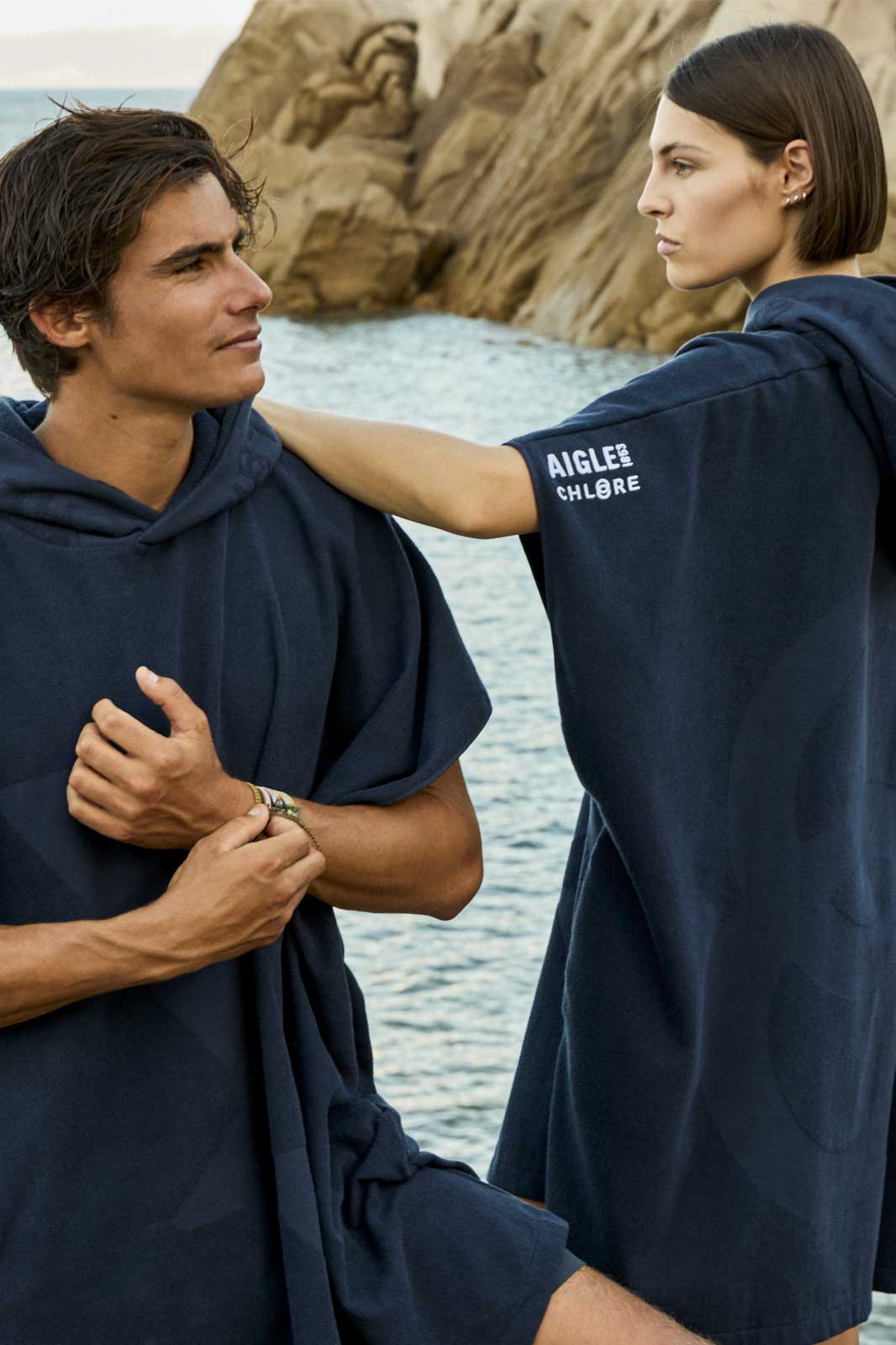 Poncho da bagno Uomo - Aigle x Chlore