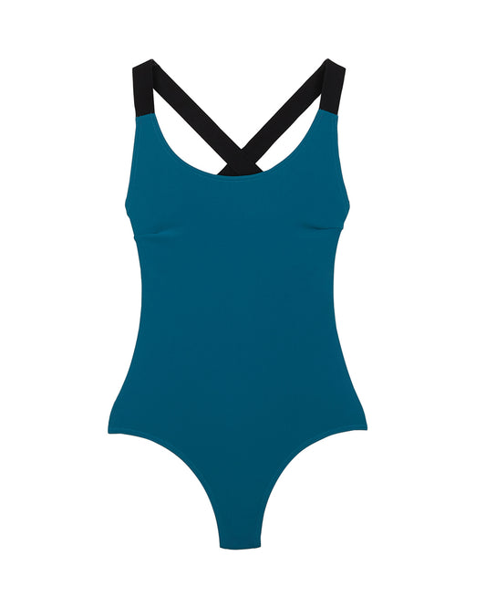 TOURCOING LES BAINS Crossback Swimsuit - Ultra Blue
