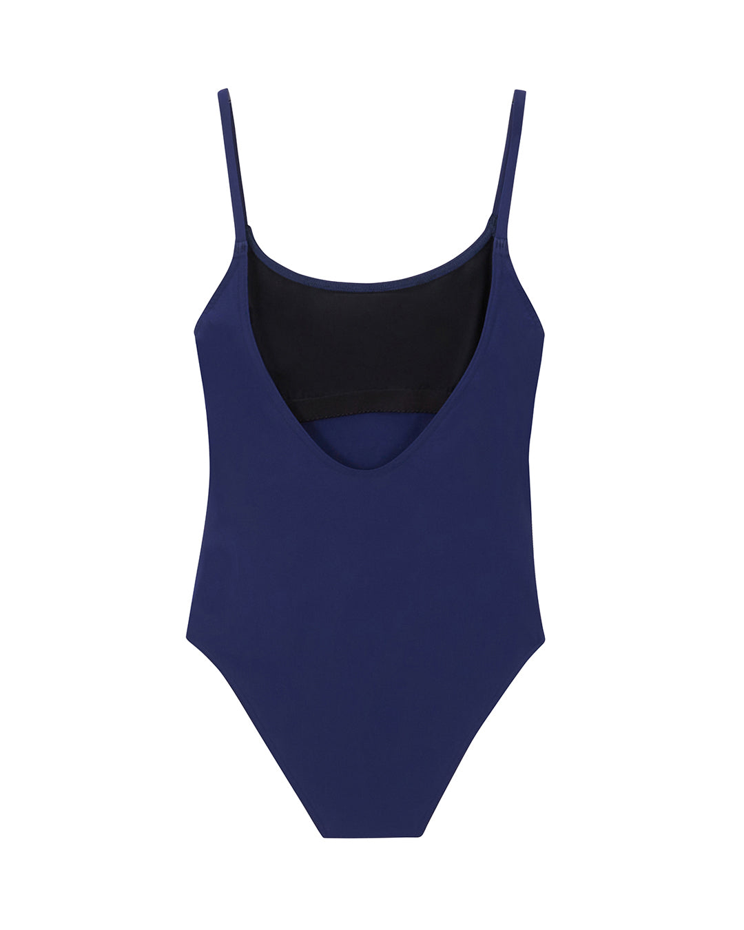 H2O Recycled Thinstrap U Back Swimsuit - Summer Navy