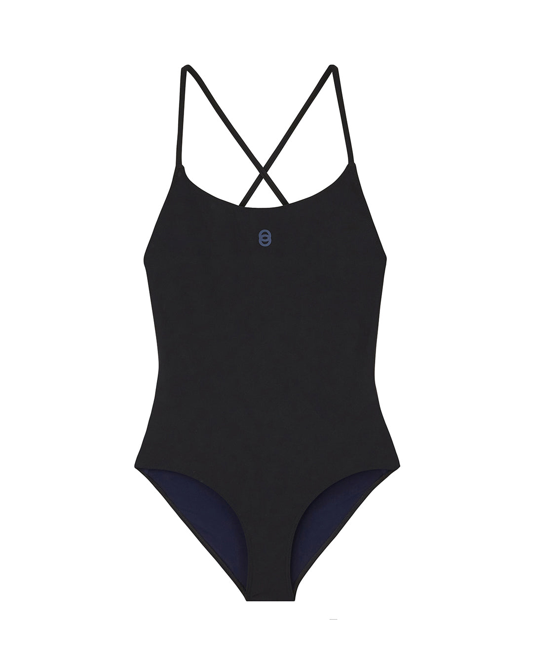 LE CERCLE Thinstrap Swimsuit - Black