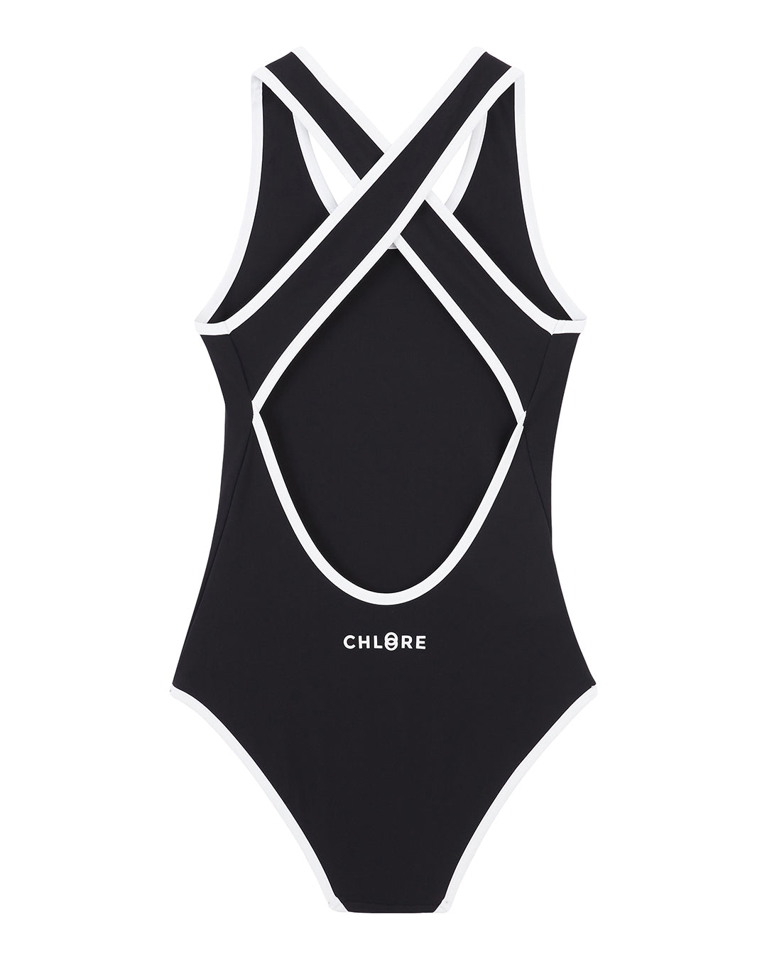 Chlore Swimwear - OLYMPIC Maillot de Bain Une-pièce nageur - Noir
