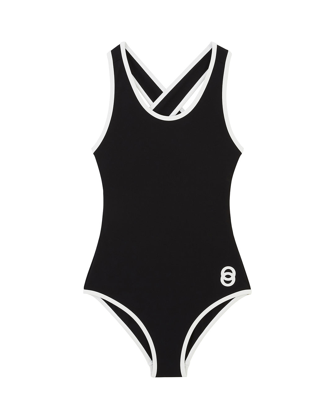 Chlore Swimwear - OLYMPIC Maillot de Bain Une-pièce nageur - Noir