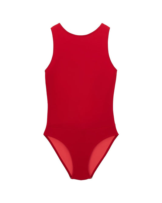 TONY NO LOGO Sporty Swimsuit - Red