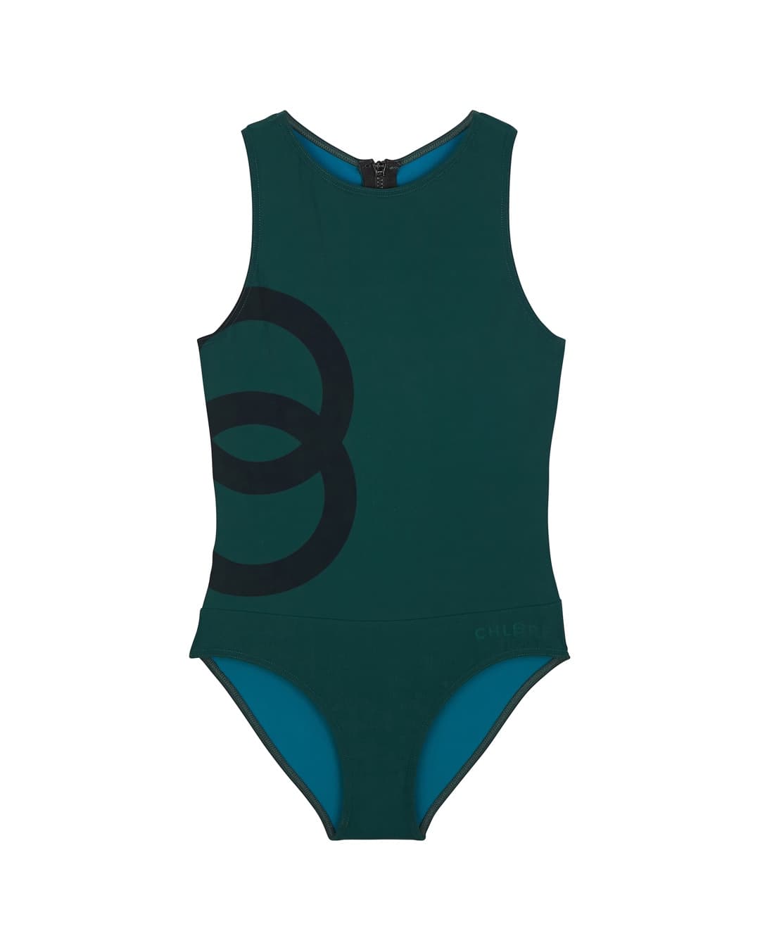 Chlore Swimwear - TONY Maillot de Bain Une-pièce nageur - Vert Piscine